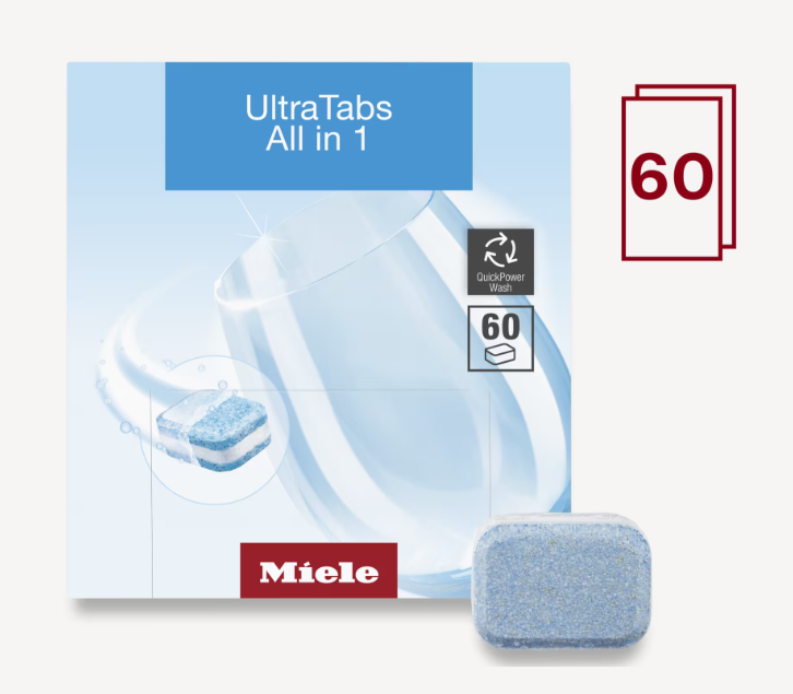 Таблетки для мытья посуды в ПММ Miele UltraTabs All in 1 (60)