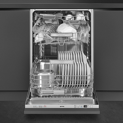 Посудомоечная машина Smeg STL323BL | Фото