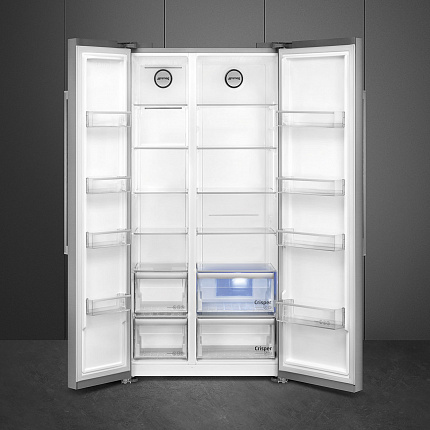 Холодильник Smeg SBS63XDE | Вид Холодильник Smeg SBS63XDE | Фото